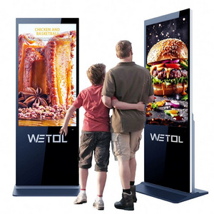 Wetol Ddr 8Gb Digital Signage Player Inch Touch Screen Monitor Self-Service Mobile Kiosk Interactive Shopping And Digital Menus.