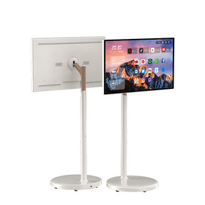 Freely Rotating Stand Android Smart Tv IPS HD 10 Points Touch Screen Removable Charging Stand 21.5' Standbyme Led Smart Tv