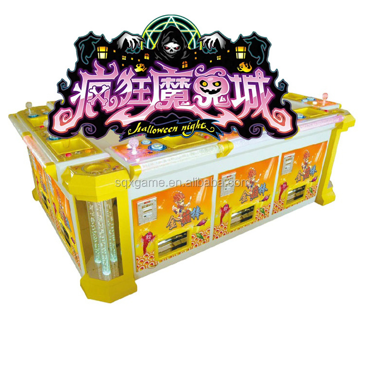 2-10 Players Indoor Rectangular Fish Table Operated Games Shooting Arcade Fishing Game Machine