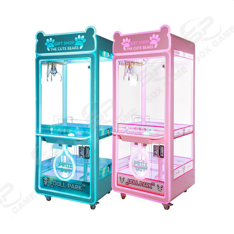 cheap price crane plush toys human catch game doll machines kit mini claw machine