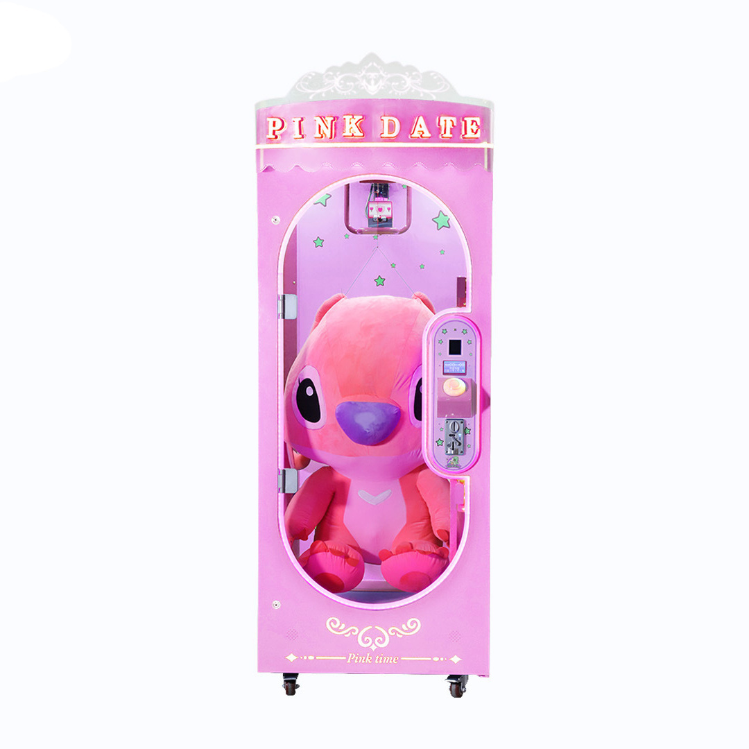 SQX Cheap Amusement Park Coin Operated Game Machine Personalized Custom Toy Vending Arcade Claw Crane Machine With Bill Acceptor