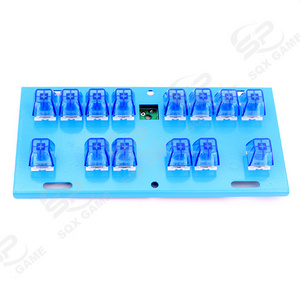 Big Type Mario Machine Mechanical Button Switch Keyboard Pikachu Tarjetas Game Machine Lighted Keyboard With 14/15 Keys