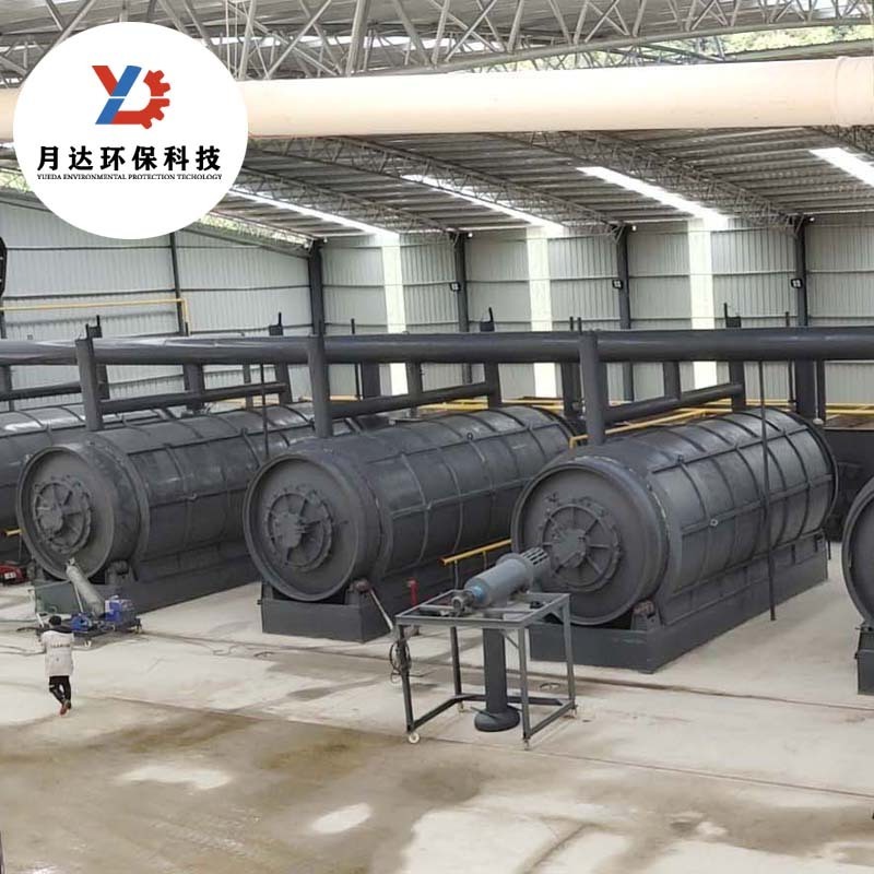 highly cost effective waste tyre plastic pyrolysis to fuel oil machine factory price