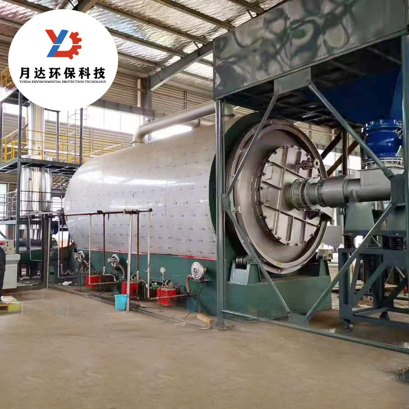 highly cost effective waste tyre plastic pyrolysis to fuel oil machine factory price