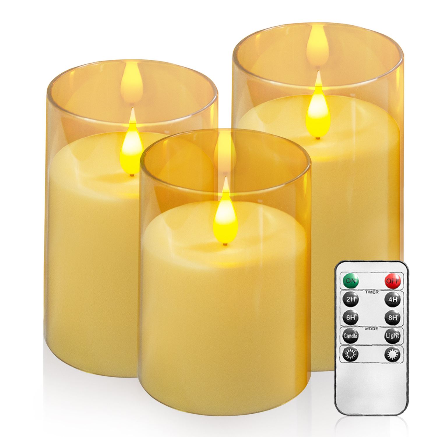 Customized color candles set for church prayer votive candle different height low MOQ remote LED candles