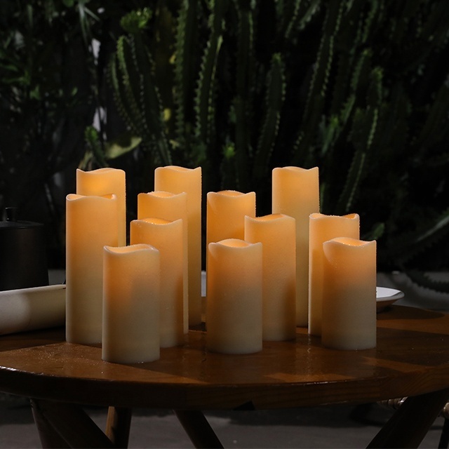 flameless led candle Waterproof Outdoor 2.2in battery led lights flameless remote control flicker Flickering LED Candles