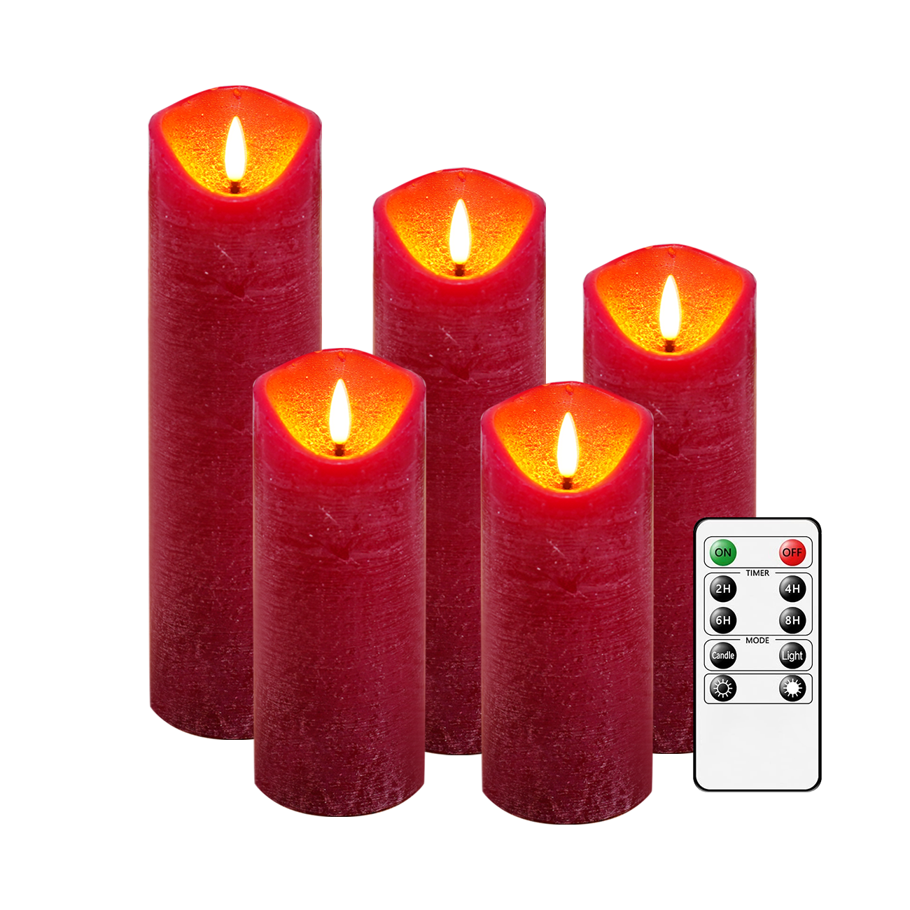 2024 High quality hot selling led flameless candles for Church prayer candlelight dinner holiday parties Real wax candle