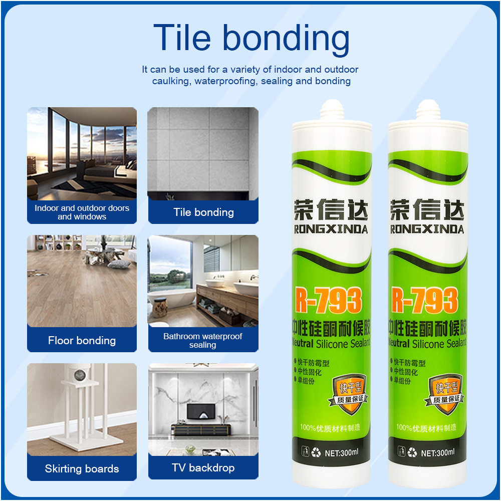 Wholesale Neutral Silicone Sealant for Construction Packing Woodworking Transportation Use