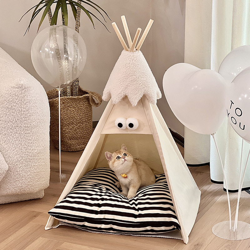 Manufacturers wholesale best-selling accessories mascot durable large soft pet supplies cat bed pet tent house dog tent