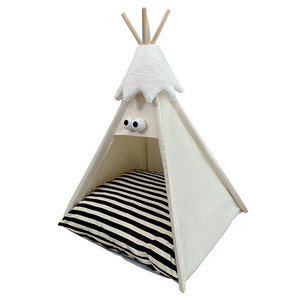 Manufacturers wholesale best-selling accessories mascot durable large soft pet supplies cat bed pet tent house dog tent