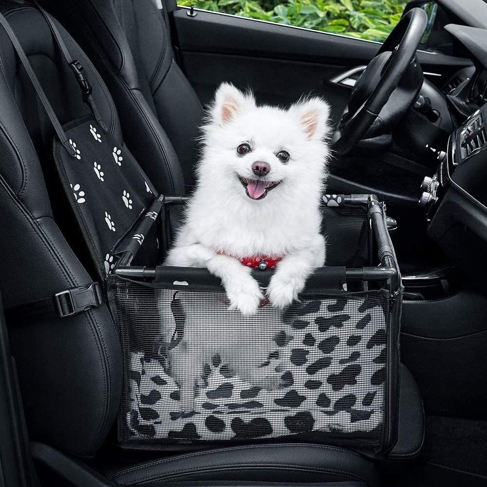 wholesale  Pet Backseat Cover Waterproof Portable Travel Small Dog Car Booster Armrest Middle Center Console Seat with Belt