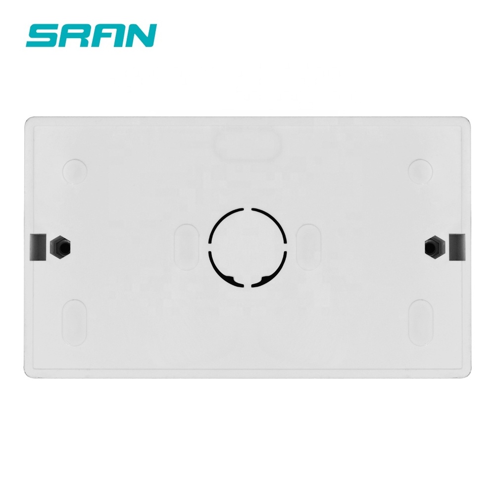 Wenzhou Factory 146 2 Gang Switch Socket Installation Pvc Plastic Surface Mounted Concealed Junction Box