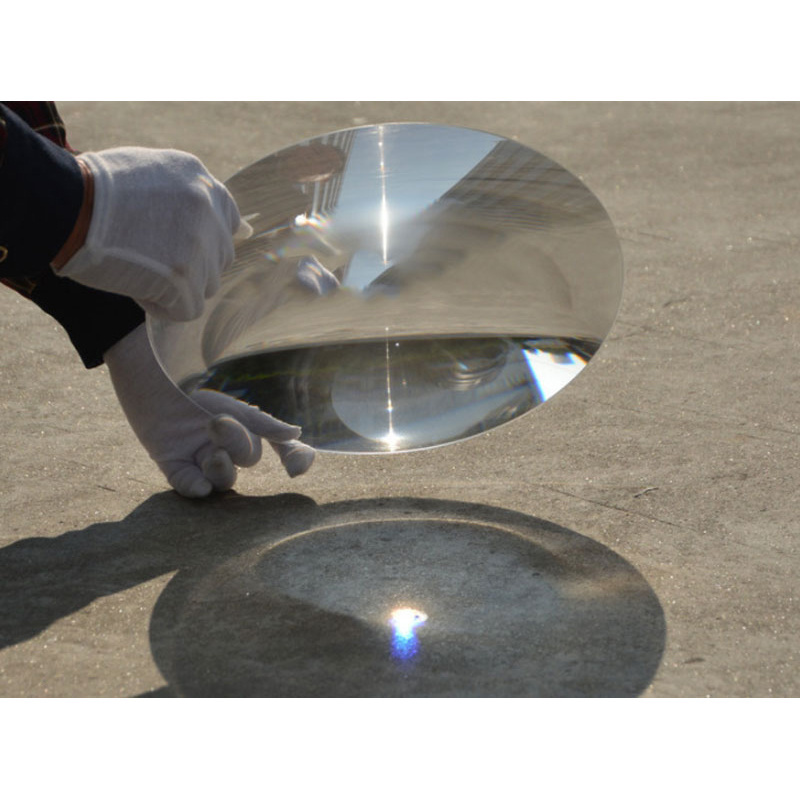 300mm Large Optical PMMA Plastic Big Solar Fresnel Lens Focal Length 120 220 400 360mm Solar Concentrator Magnifying Glass