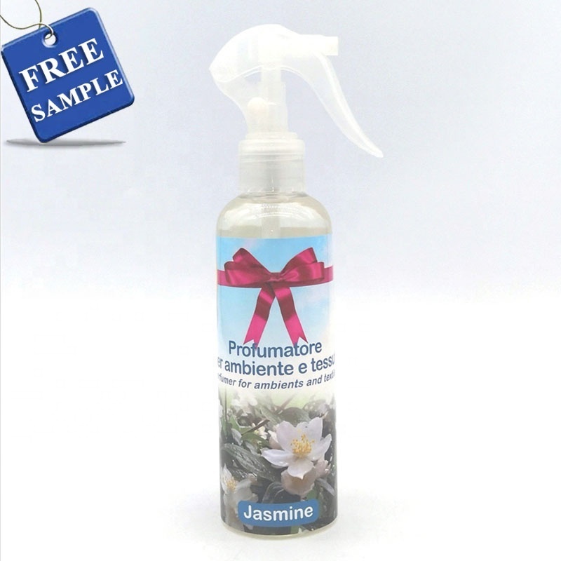 Natural Jasmine Scented Home Bathroom sofa curtain home Air & Fabric freshener mist spray, textile odor remover eliminator