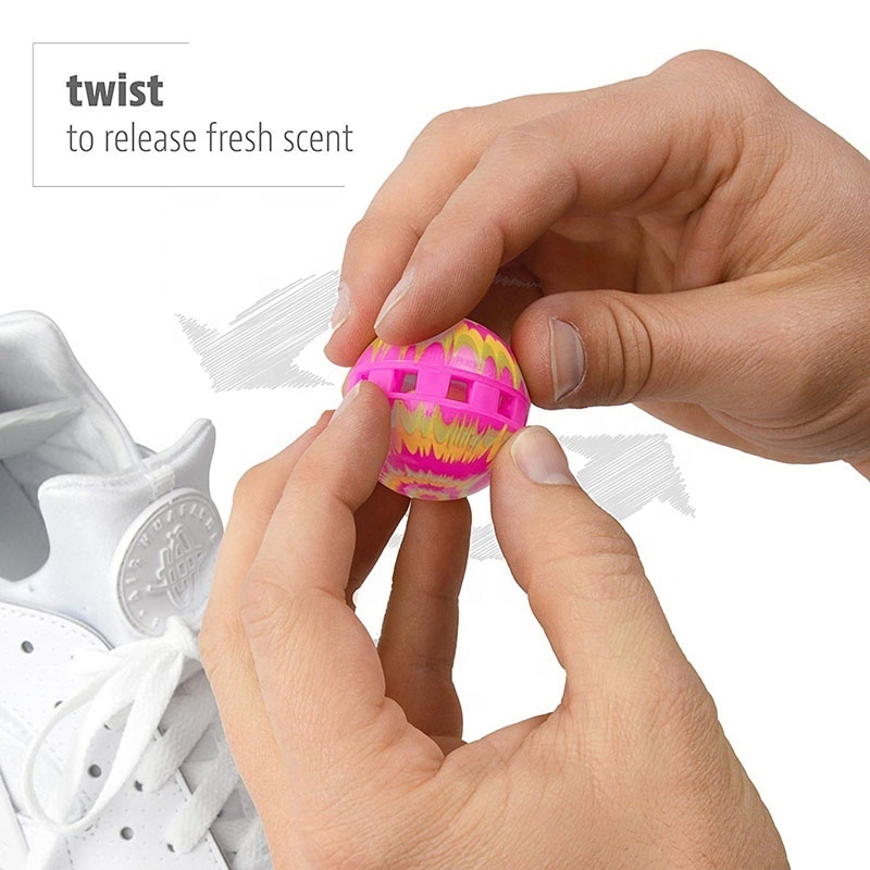 Long Lasting Scent Soccer Sneakers Shoe Air Freshener Balls Remove Odor