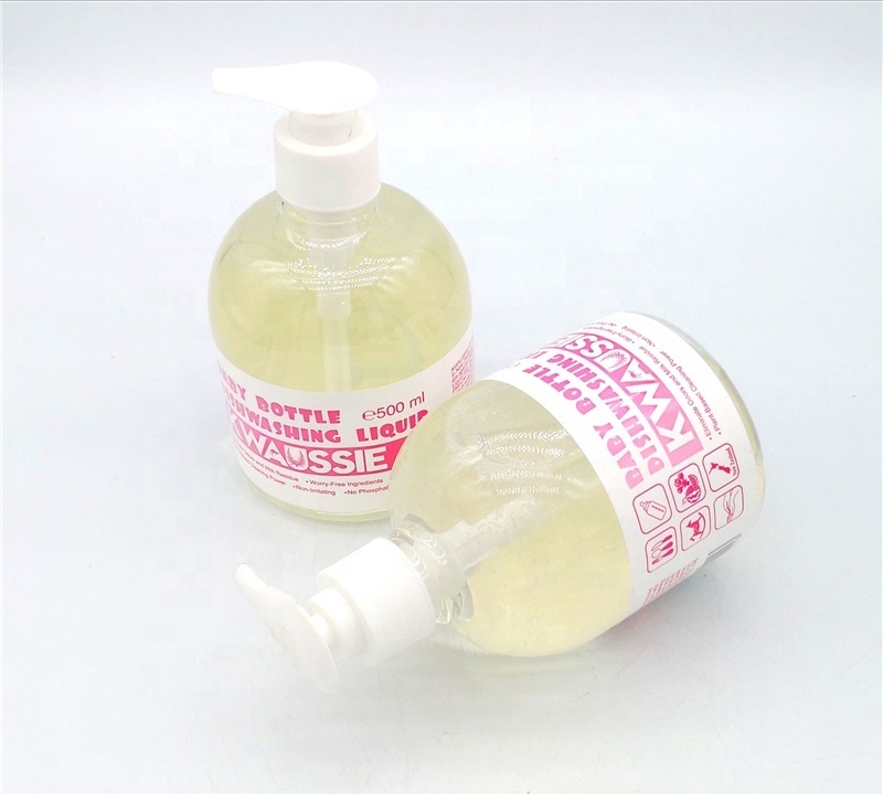 500ml Natural Plant-based Cleaning Power Food Grade Baby Bottle Dishwashing Liquid Soap