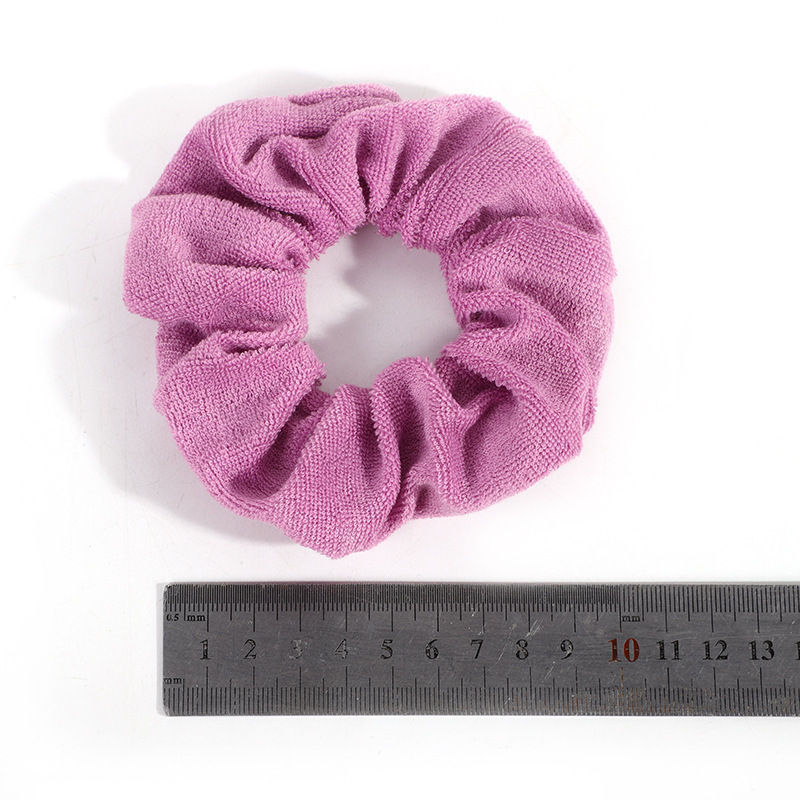 Terry Cloth Hair Scrunchies Microfiber Towel Cloth Scrunchies Ponytail Holder Hair Accessories