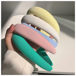 Hair Accessories Fashion Wide Padded Hair Hoop Women Sponge Headband  Girl