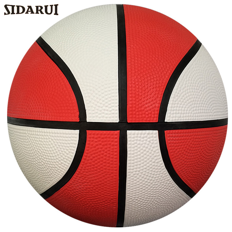 Training Basketball Size 7 Rubber Printed Customize Your Own Basket Balls rubber material Ball