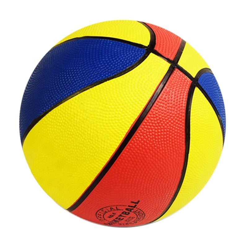 Custom Logo Printed Bulk Rubber Basketball size 7 basket ball