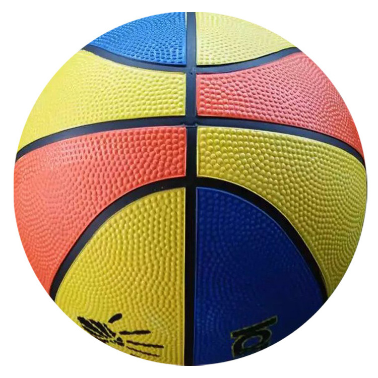 Training Basketball Size 7 Rubber Printed Customize Your Own Basket Balls rubber material Ball