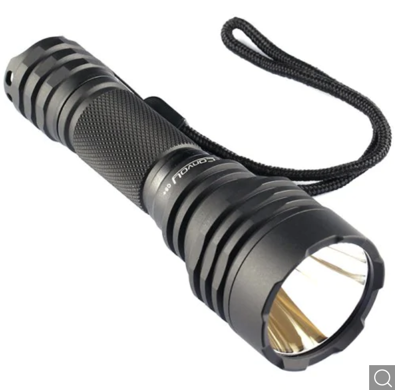 Ra>90 Convoy C8+ with Nichia 219C DTP Copper Plate Ar-Coated Glass Lens LED Flashlight, 7135 Biscotti Firmware