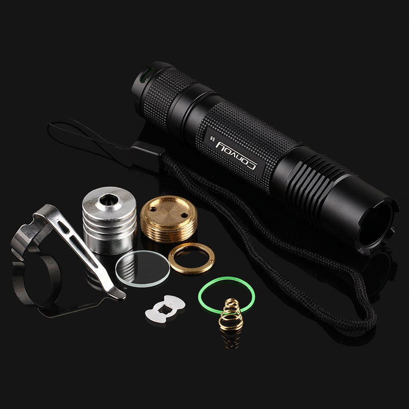 Convoy S8 XML2 LED Mini EDC Flashlight LED Tactical Torch with Pocket Clip