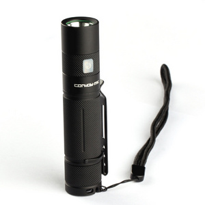 Convoy S9 flashlight with C-ree xml2 LED inside And micro USB charging port 18650 flashlight torch