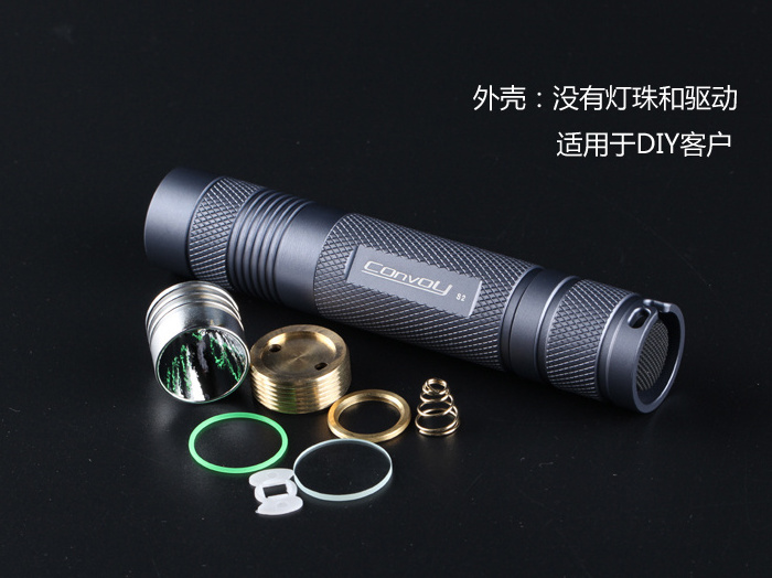 Convoy S2 C-ree XML2 2-mode LED Flashlight Waterproof