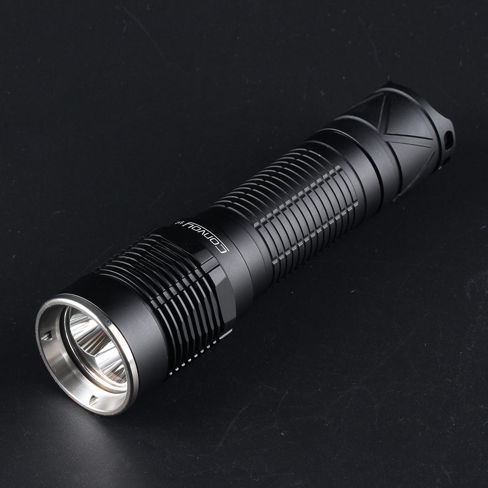 Convoy S12 with Luminus SST20 / Nichia 219C LED 2300LM 6000mAh Output Powerful Tactical Flashlight