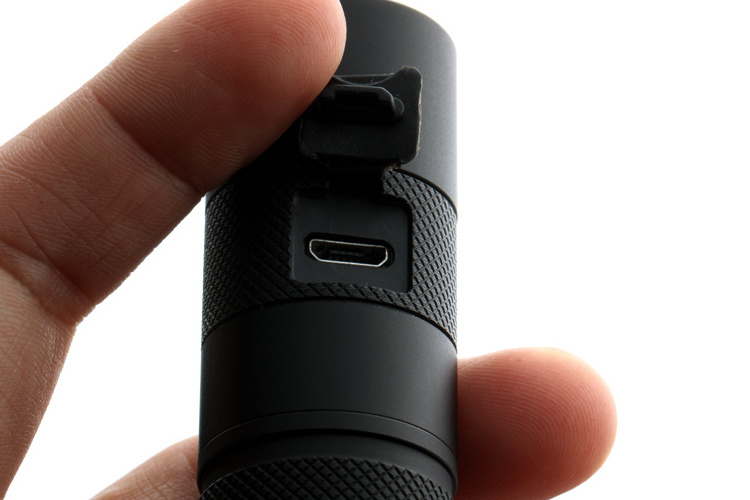 Convoy S9 flashlight with C-ree xml2 LED inside And micro USB charging port 18650 flashlight torch