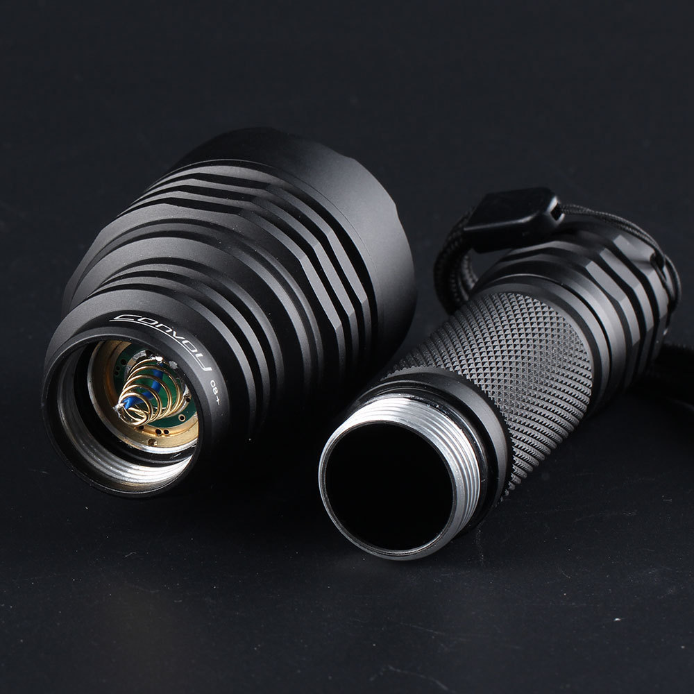 Convoy LED Flashlight C8+ Plush with SST20 Led Flash Light Torch Camping Fishing Portable Light Powerful Tactical