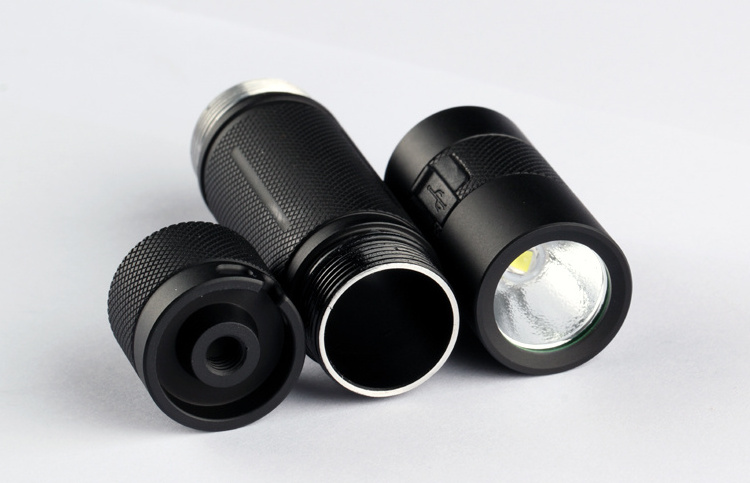 Convoy S9 flashlight with C-ree xml2 LED inside And micro USB charging port 18650 flashlight torch