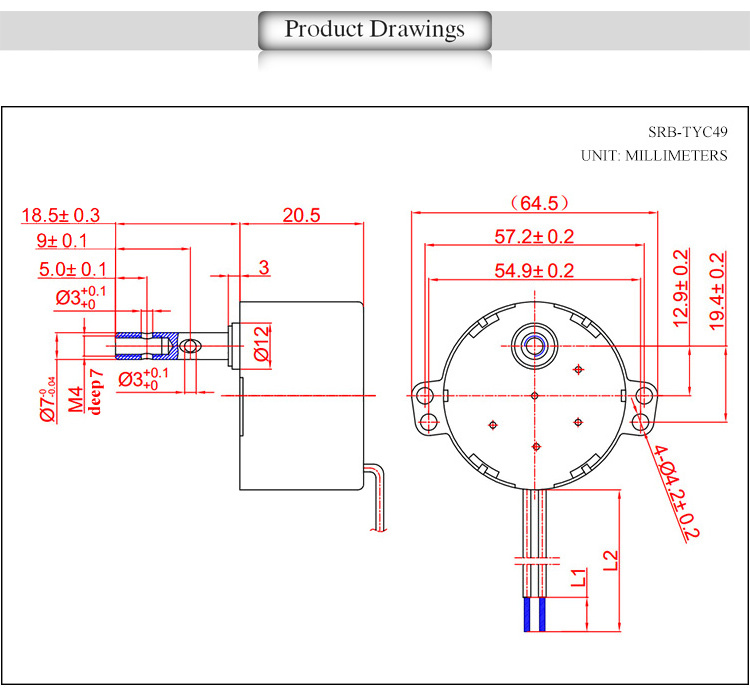 220V 4W 3-35RPM AC TYC49 TYC50 Synchronous Motor for Washing Machine Display Stand Advertising Light Box