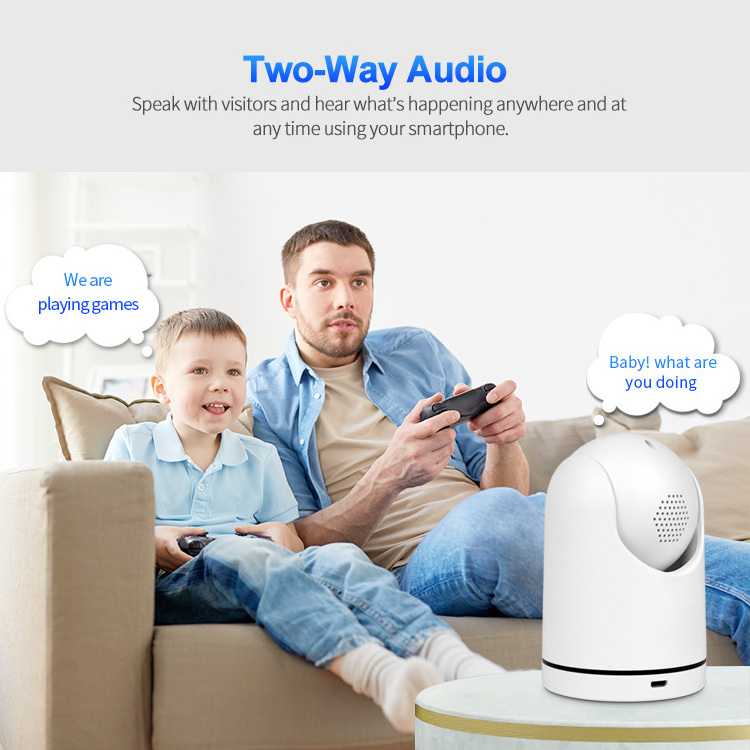 2022 SriHome High Quality Simple Baby Support OEM Surveillance Business Security HD 1080P Indoor CCTV IP Monitor Camera