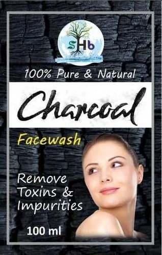 Natural  Charcoal Face Wash Helps In Opening Up The Clogged Pores And Removing The Whiteheads At Cheap Cost