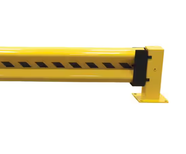 Yellow Steel Guard Rail Style Brackets Hardware safeguarding corners economical System indoors outdoors premium-quality sturdy