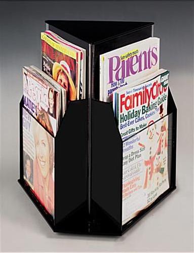 Customized Rotating Desktop Acrylic Menu Display Stand Sign Holder