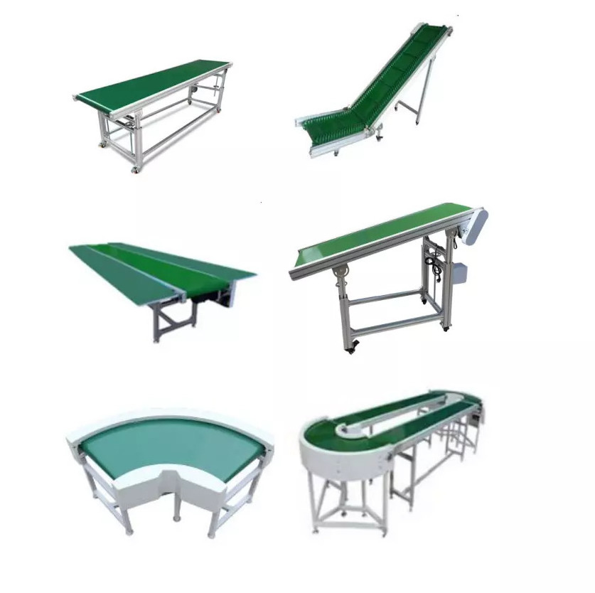 Positive Drive Conveyor Belts Powered Adjustable Belt Conveyor Material Handling Equipment