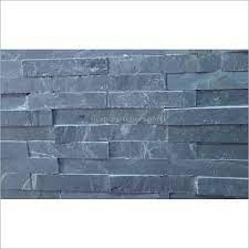 Jet Black Natural Stone Tile Natural Jet Black Slate Stone Polished Jet Black Slate Stone Wall