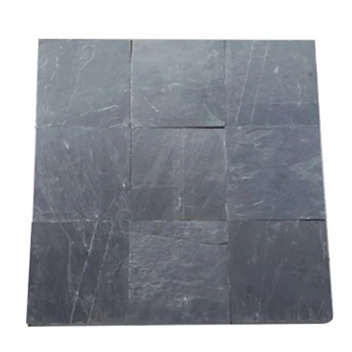 Jet Black Natural Stone Tile Natural Jet Black Slate Stone Polished Jet Black Slate Stone Wall