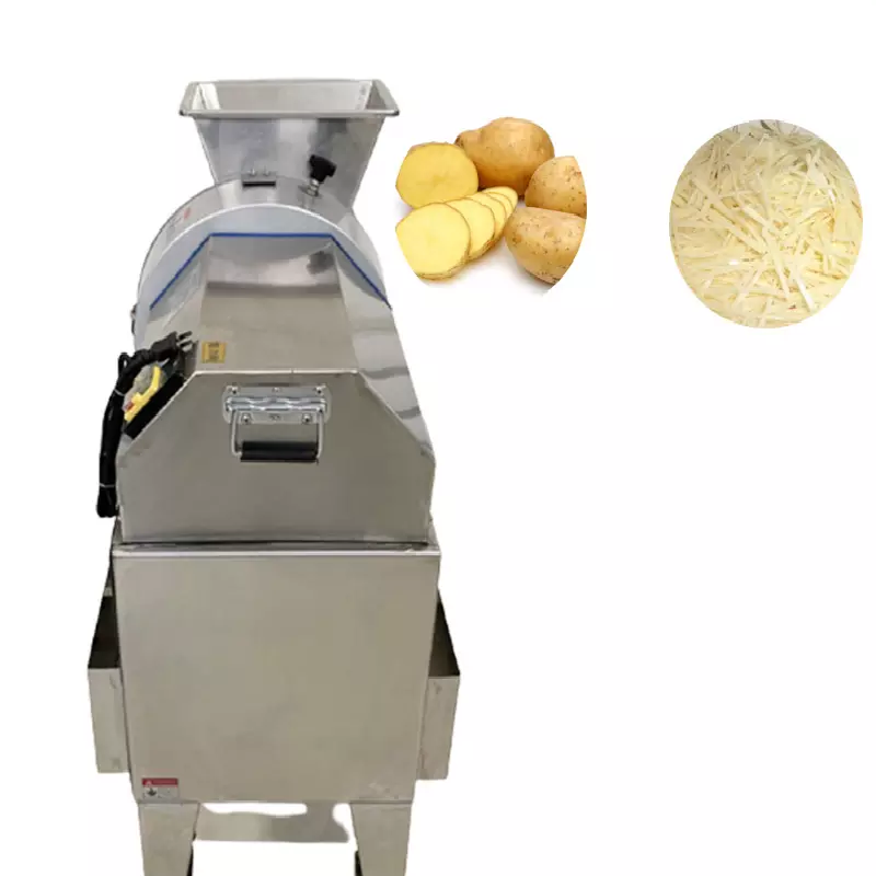 Intelligent Vegetable Chopper Processed Vegetable And Fruit Onion Ginger Sweet Potato Carrot Making Cutter Cutting Machine