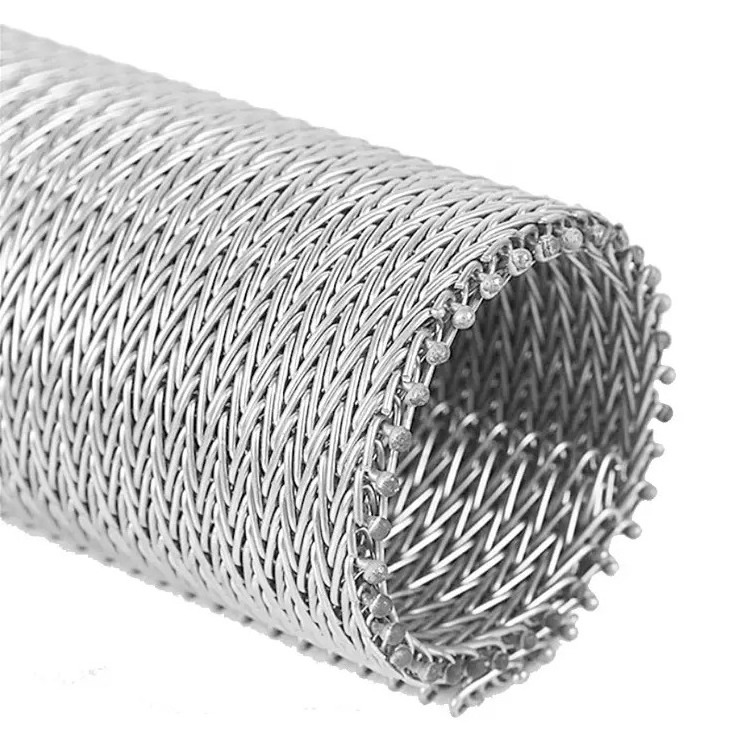 SS 304 Stainless Steel Wire Mesh Conveyor Belt Food Grade Wire Mesh Conveyor Belt Machinery