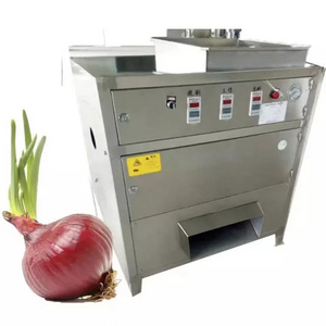 Industrial Onion Peeling Chopping Peeler And Root Cutter Machinery Garlic Peeling Machine And Equipment