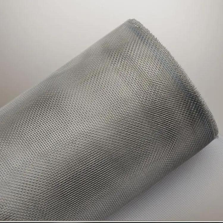 Breathable Plain Weave Weaving Stainless Steel Filter Wire Mesh Screen Anti-mosquito  Woven Window Screen Net