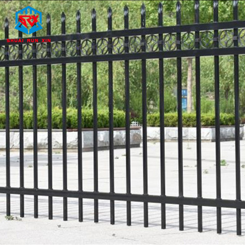 high quality modern galvanized steel fence design philippines for outdoor use