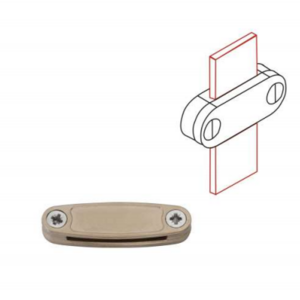 Earthing and Lighting Protection Material DC Clip 38-40 x 3-4 CU Tape Brass DC Current Tape Clip Clamp