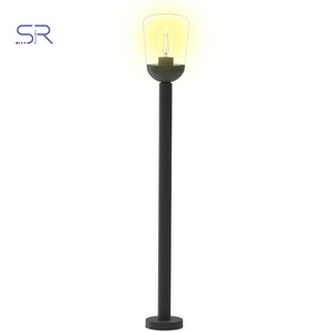 Hot selling fashion outdoor E27 lighting IP44 IP54 landscape garden road decorative lighting lawn lamp garden bollard