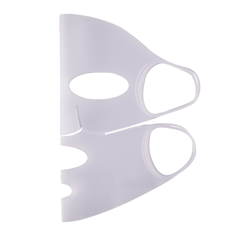 3D Face Structure Silicone Facial Mask Holder Face Wrap Mask Cover Customized Sheet Masks Holder for Skin Care Tool