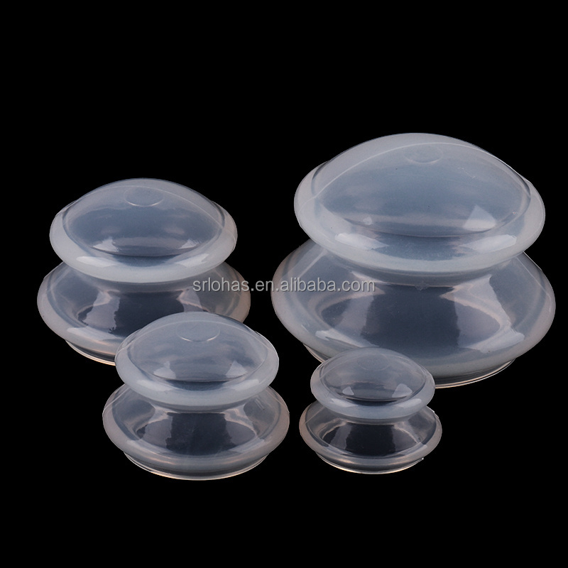 Anti cellulite body massage cups silicone cupping therapy set